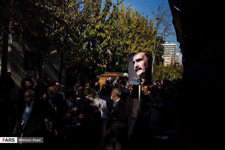 مراسم تشییع پیکر مرحوم زرویی نصرآباد