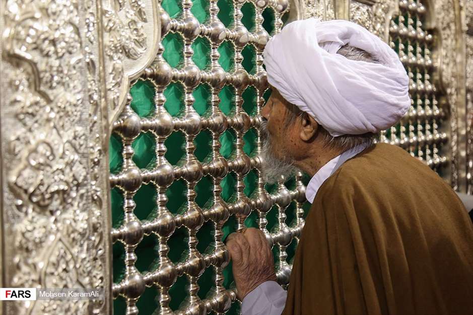 آیین رونمایی از ضریح جدید مطهر شهدای کربلا