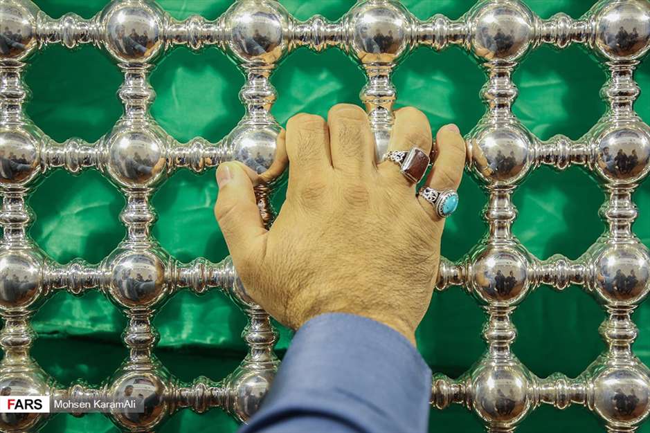 آیین رونمایی از ضریح جدید مطهر شهدای کربلا