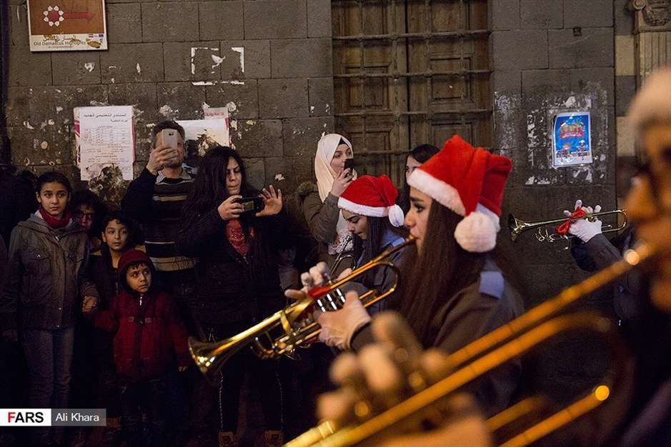 اولین کریسمس آرام دمشق پس از 7 سال جنگ