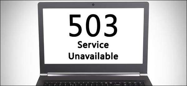 آموزش رفع خطای ۵۰۳ service unavailable