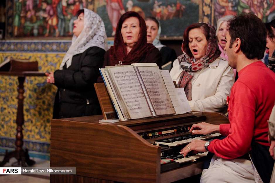 آئین آغاز سال ۲۰۱۹ میلادی در کلیسا وانک