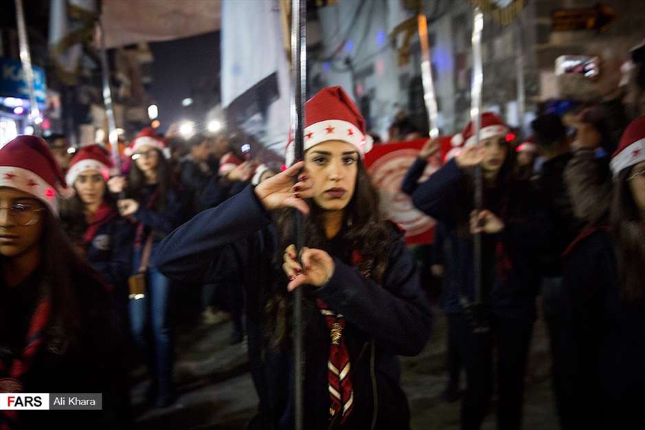 اولین کریسمس آرام دمشق پس از 7 سال جنگ