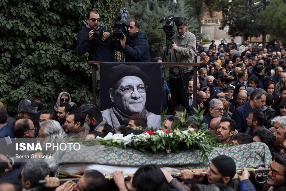 تشییع پیکر حسین محب‌اهری