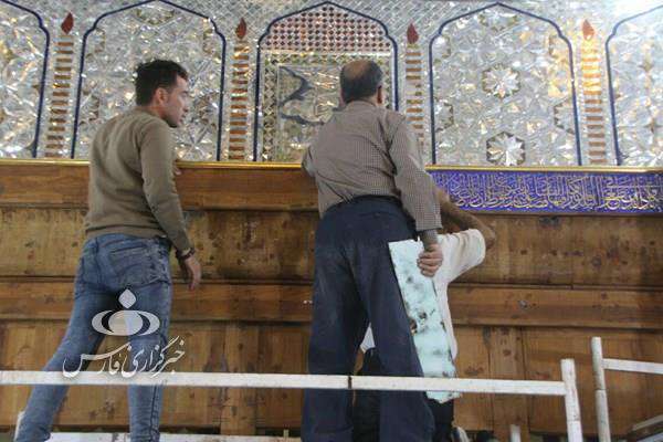دو نیم ضریح خمیهگاه امام حسین و حضرت قاسم