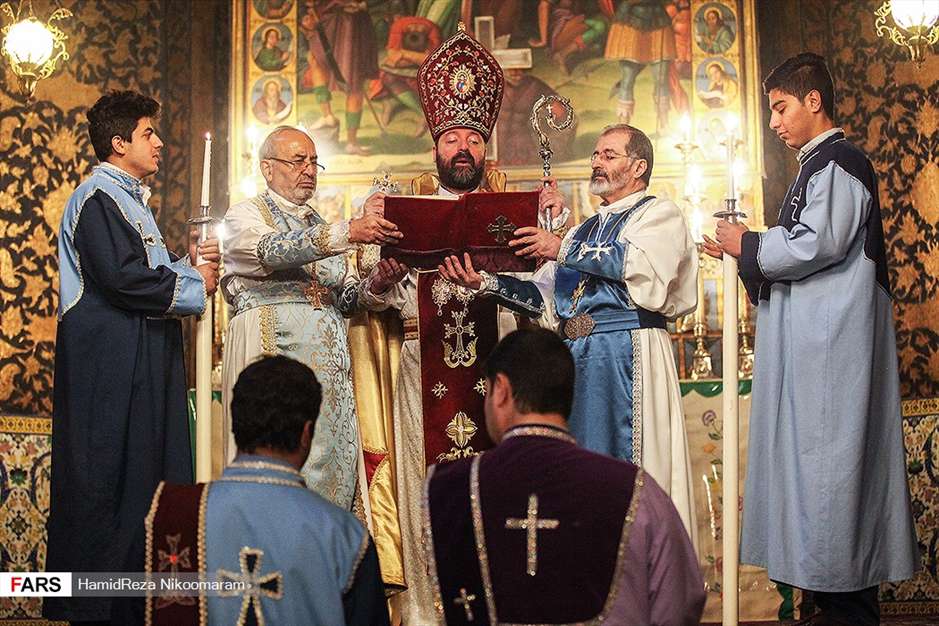 آئین آغاز سال ۲۰۱۹ میلادی در کلیسا وانک