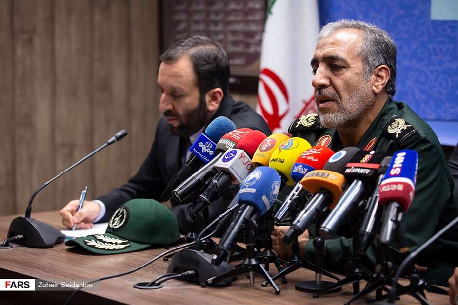 نشست خبری فرمانده سپاه حفاظت هواپیمایی