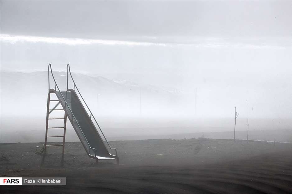 طوفان شن در اردبیل