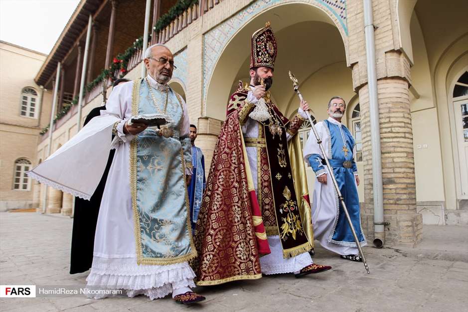 آئین آغاز سال ۲۰۱۹ میلادی در کلیسا وانک