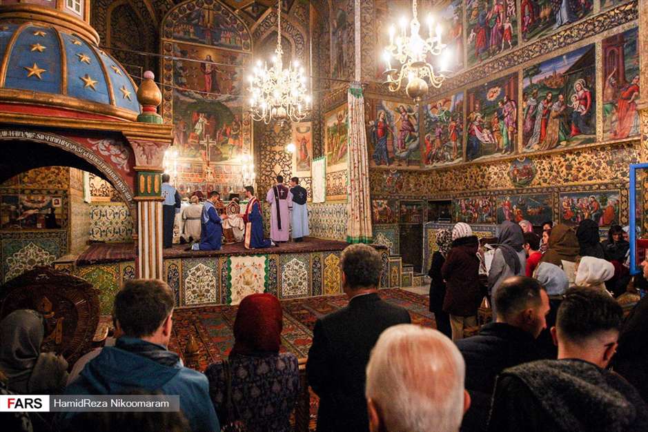 آئین آغاز سال ۲۰۱۹ میلادی در کلیسا وانک