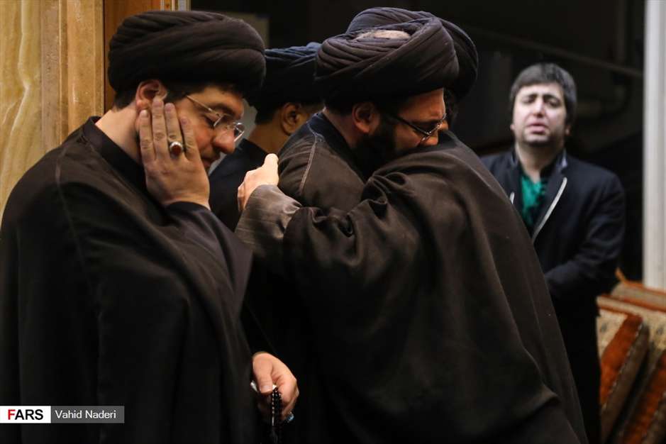 وداع با پیکر آیت‌الله هاشمی شاهرودی