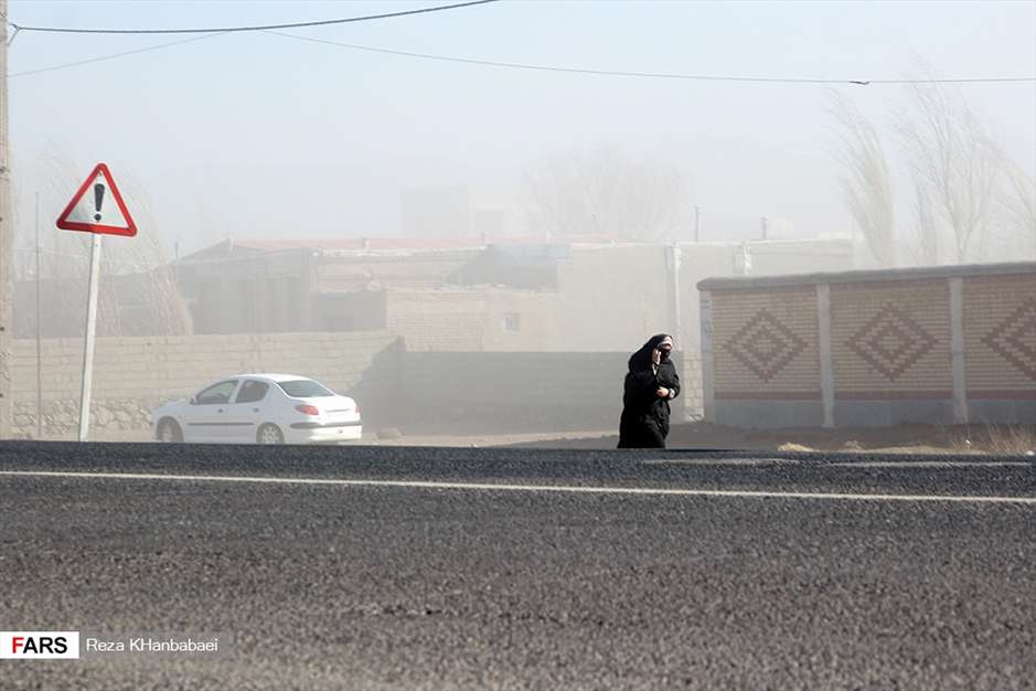 طوفان شن در اردبیل