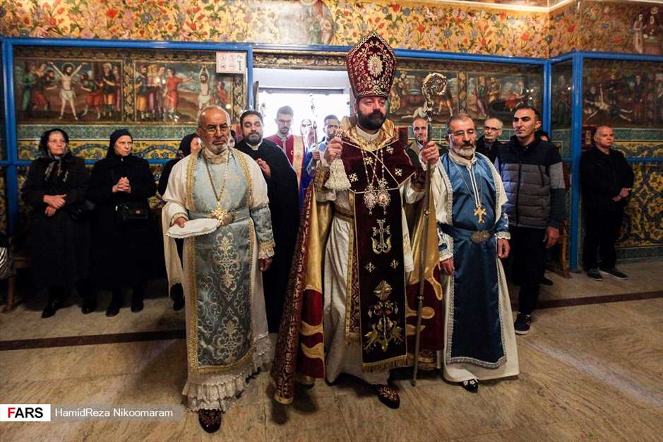 آئین آغاز سال ۲۰۱۹ میلادی در کلیسا وانک