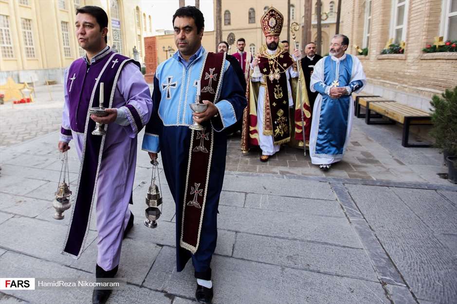 آئین آغاز سال ۲۰۱۹ میلادی در کلیسا وانک