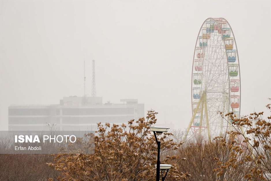 بارش برف زمستانی در استان تبریز