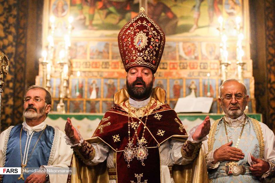 آئین آغاز سال ۲۰۱۹ میلادی در کلیسا وانک