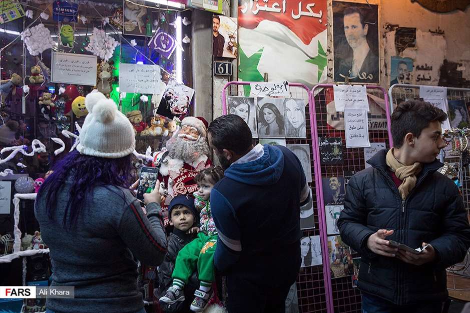 اولین کریسمس آرام دمشق پس از 7 سال جنگ