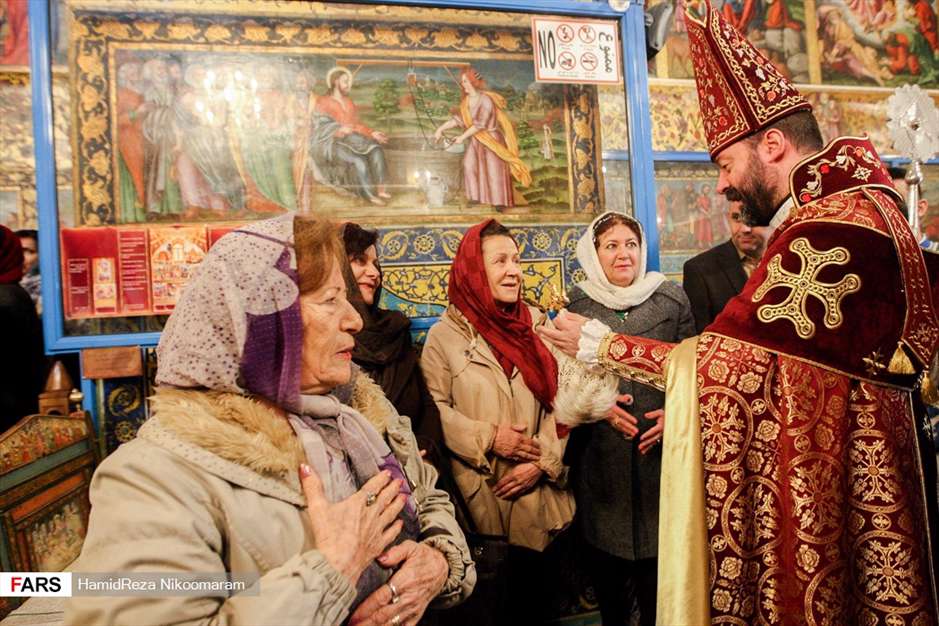 آئین آغاز سال ۲۰۱۹ میلادی در کلیسا وانک