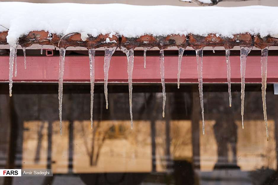 بارش سنگین برف در تبریز