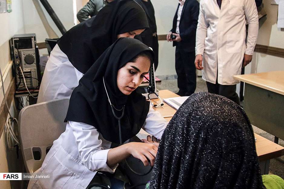 اردوی جهادی پزشکی در روستاهای کلات