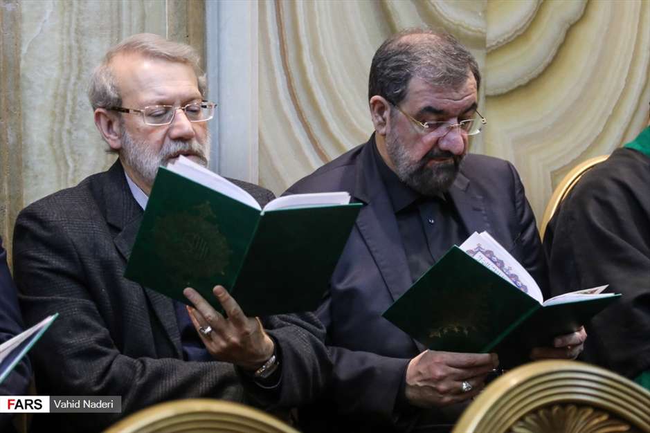 وداع با پیکر آیت‌الله هاشمی شاهرودی