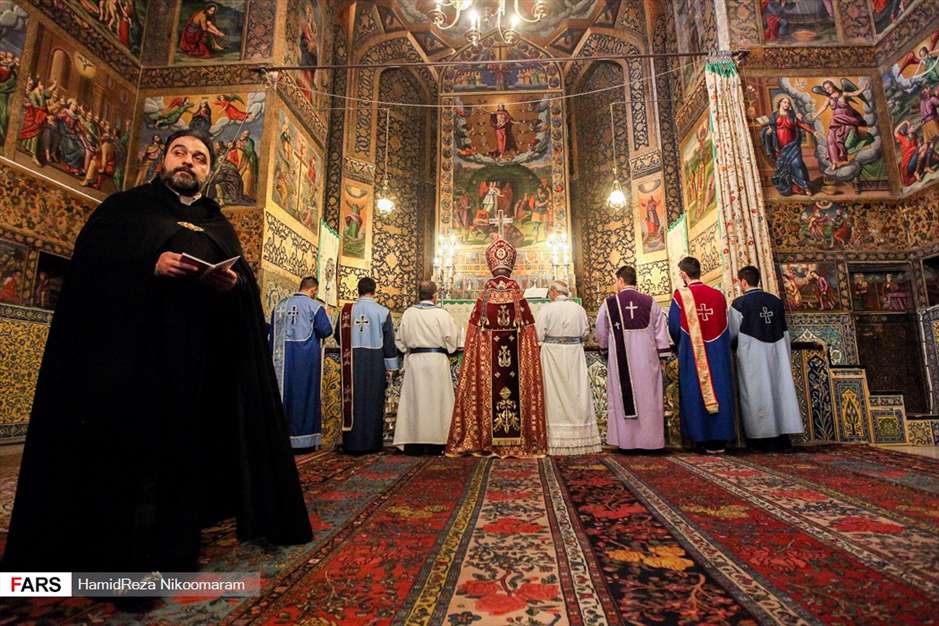 آئین آغاز سال ۲۰۱۹ میلادی در کلیسا وانک