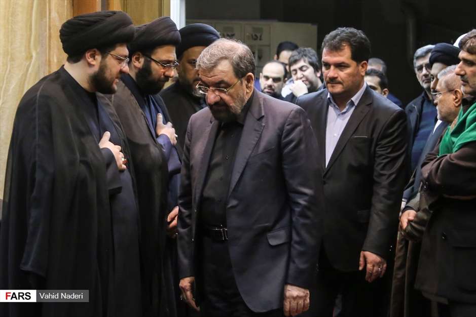 وداع با پیکر آیت‌الله هاشمی شاهرودی