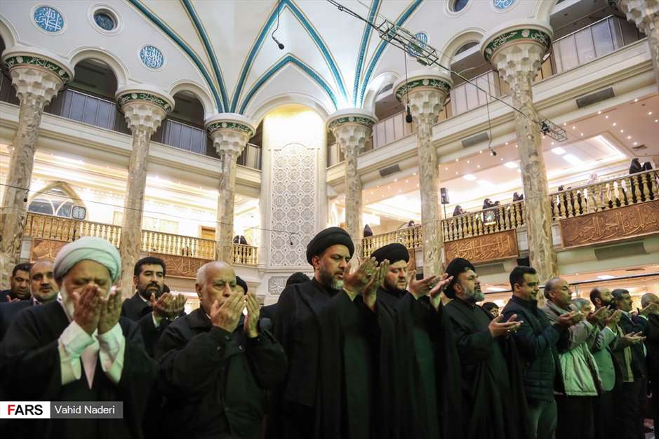 وداع با پیکر آیت‌الله هاشمی شاهرودی