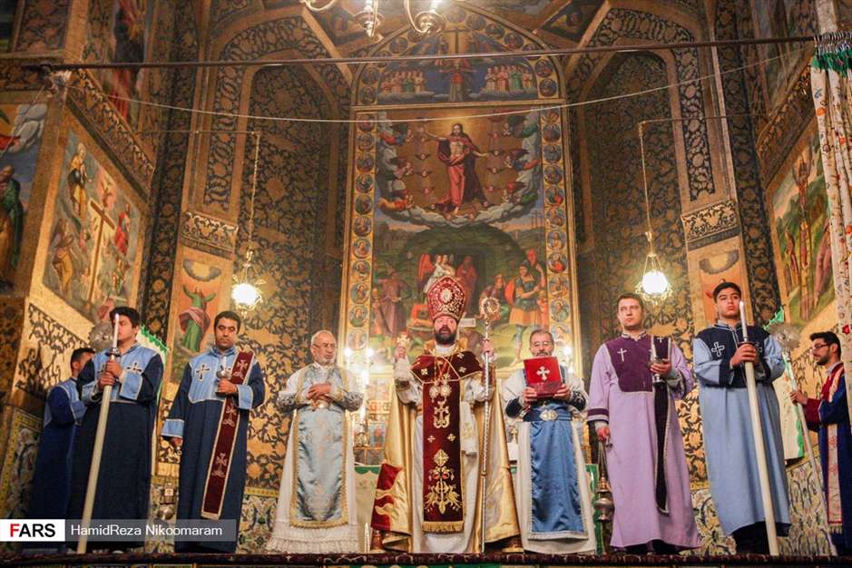 آئین آغاز سال ۲۰۱۹ میلادی در کلیسا وانک