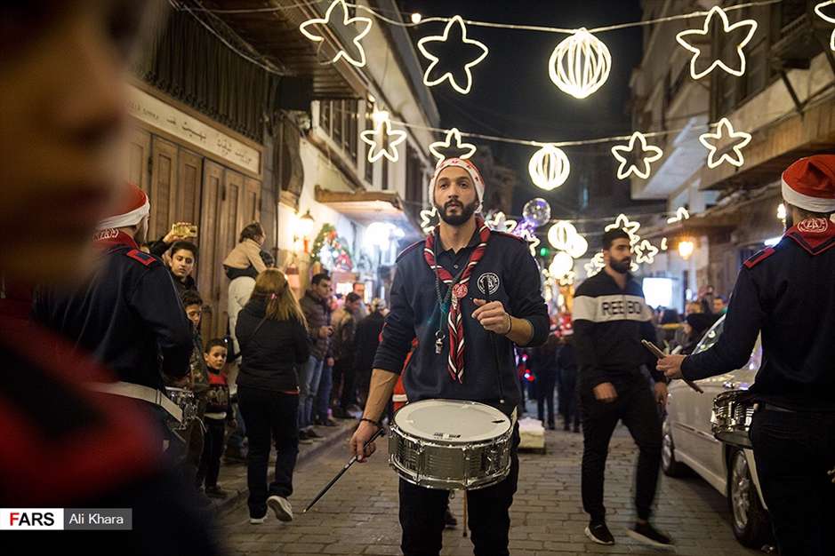 اولین کریسمس آرام دمشق پس از 7 سال جنگ
