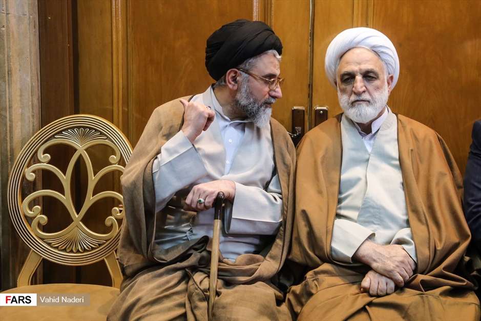 وداع با پیکر آیت‌الله هاشمی شاهرودی