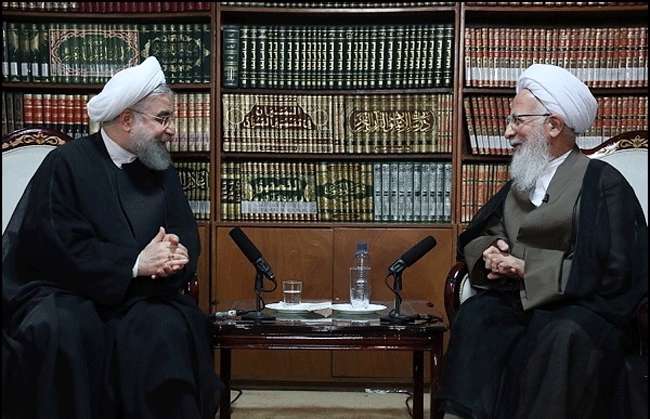 تجلیل رئیس جمهور از آیت الله العظمی جوادی آملی