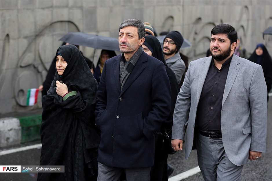 حضور شخصیت ها در راهپیمایی ۲۲ بهمن 