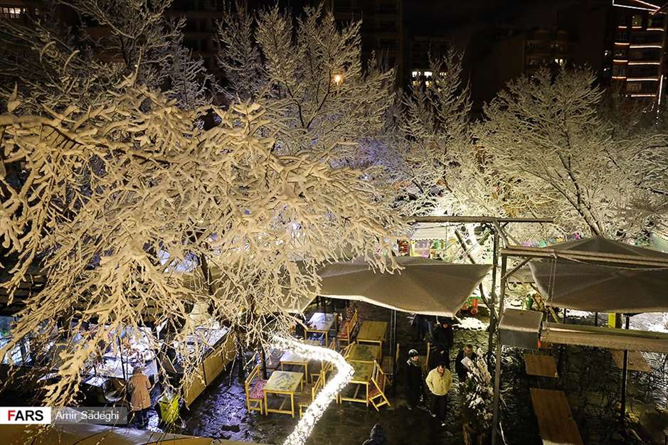 شب برفی تبریز