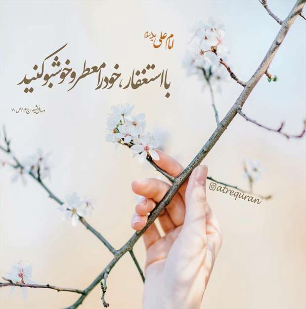حدیثی از امام علی در مورد استغفار 
