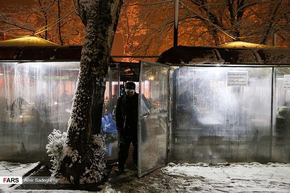 شب برفی تبریز