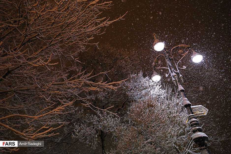 شب برفی تبریز