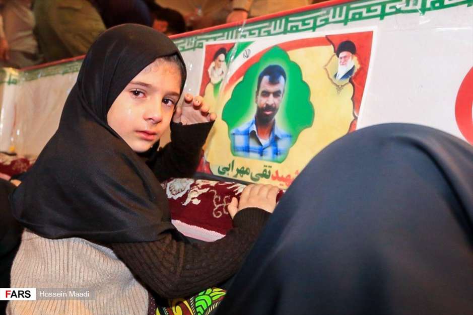 مراسم وداع با شهدای حادثه تروریستی زاهدان