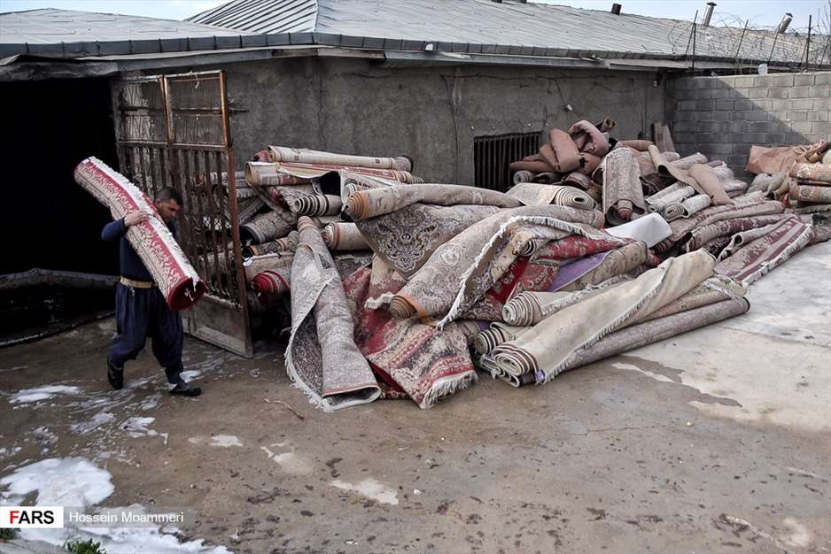 رونق قالی‌شویی‌های بجنورد در آستانه نوروز 