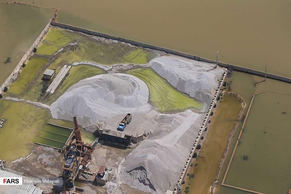 تصاویر هوایی از مناطق سیل‌زده « اهواز »