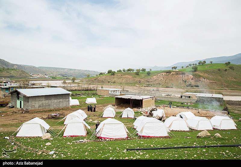  خسارات سیل در روستای شاهیوند- پلدختر