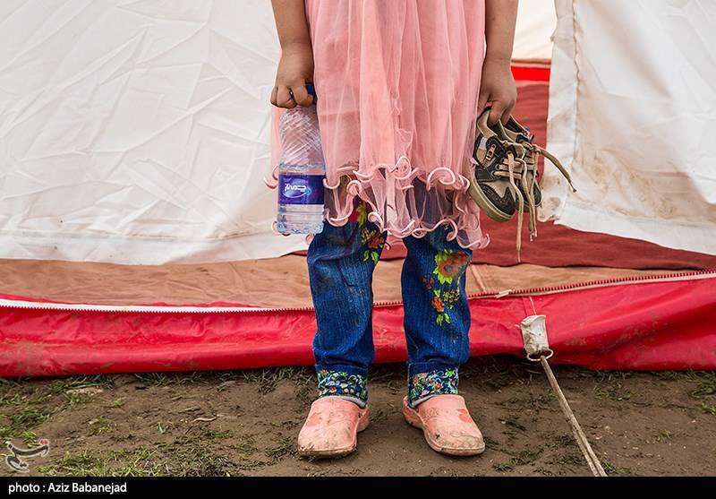  خسارات سیل در روستای شاهیوند- پلدختر