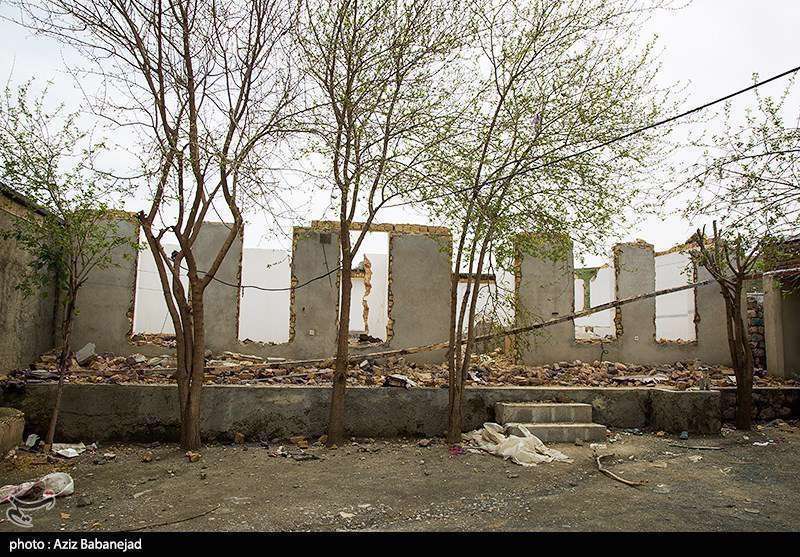  خسارات سیل در روستای شاهیوند- پلدختر