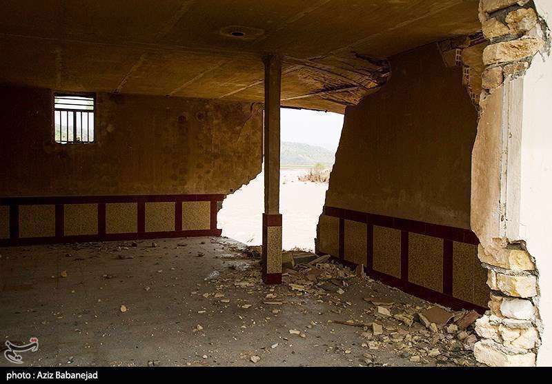  خسارات سیل در روستای شاهیوند- پلدختر