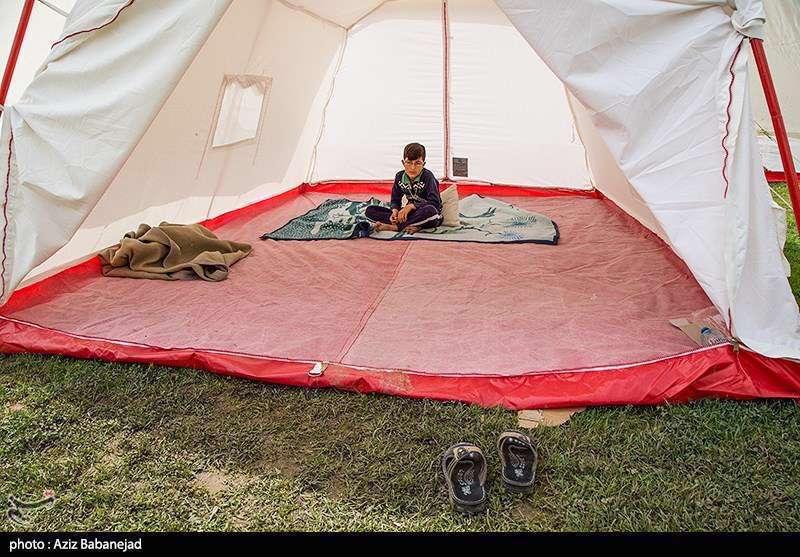  خسارات سیل در روستای شاهیوند- پلدختر