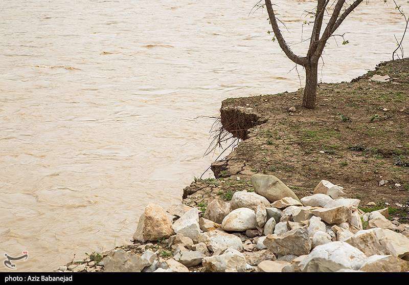  خسارات سیل در روستای شاهیوند- پلدختر