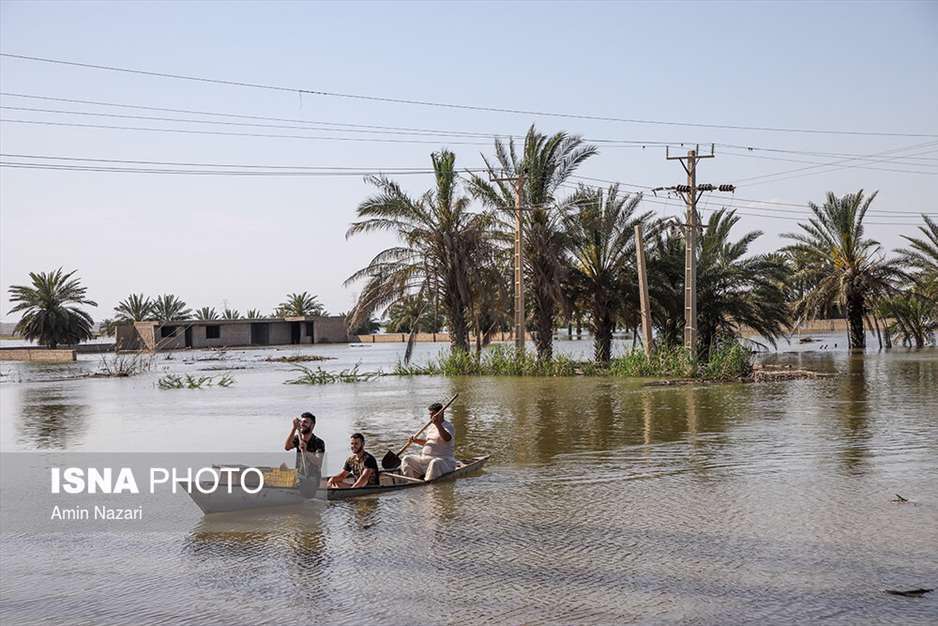 خوزستان در محاصره آب