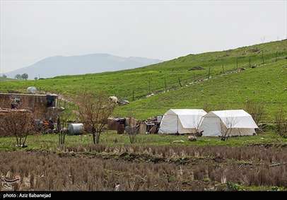  خسارات سیل در روستای شاهیوند- پلدختر