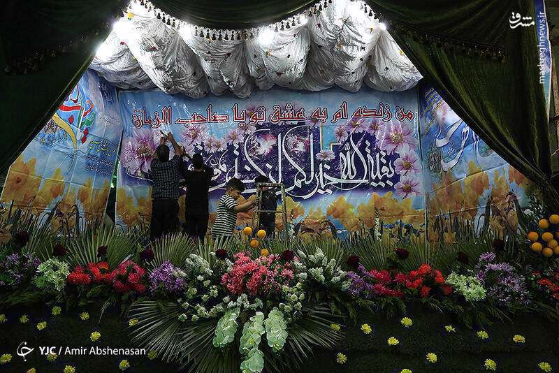 آذین بندی تهران به مناسبت نیمه شعبان
