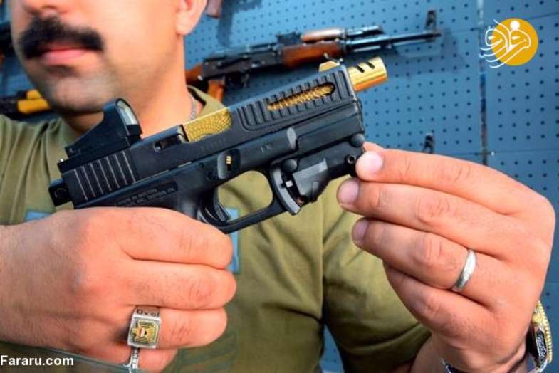 فروش قانونی اسلحه در نجف 